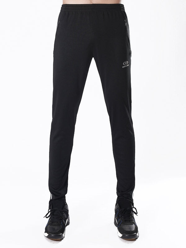 Quick Dry Luminous Side Stripe Zipper Bottom Activewear Pants